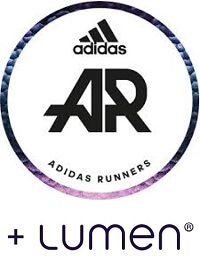 Adidas Runners + Lumen Logo