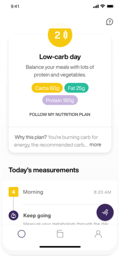 Screen - Low carb day